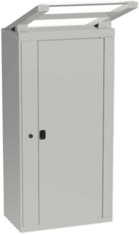 Outdoor Luxer One Parcel Locker Overflow Unit