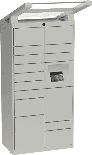 outdoor parcel lockers