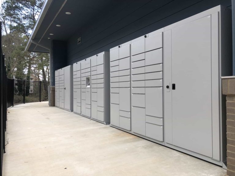 Outdoor Apartment Package Lockers