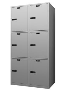 6 door parcel lockers