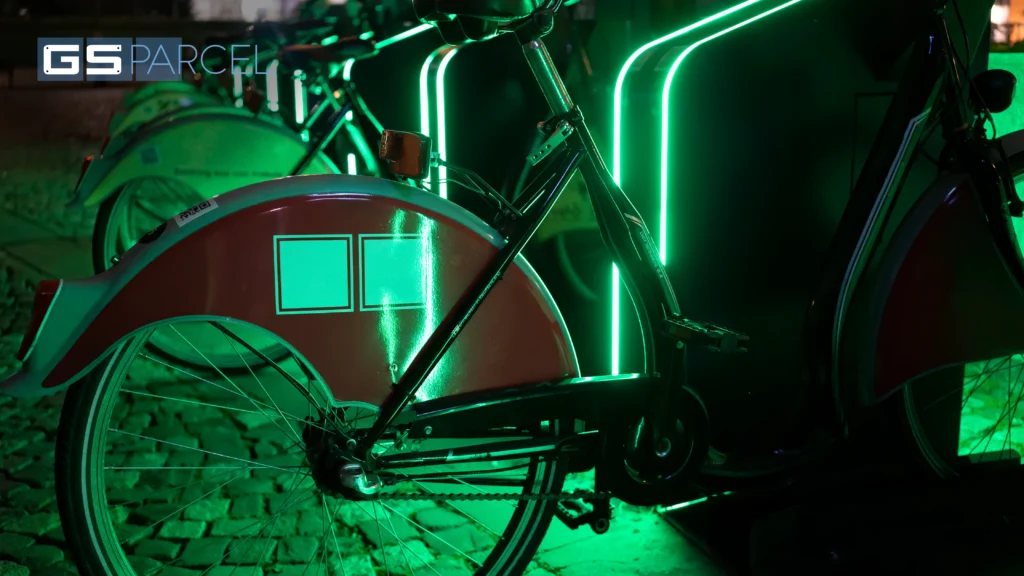 Integrated Lighting Bike Racks