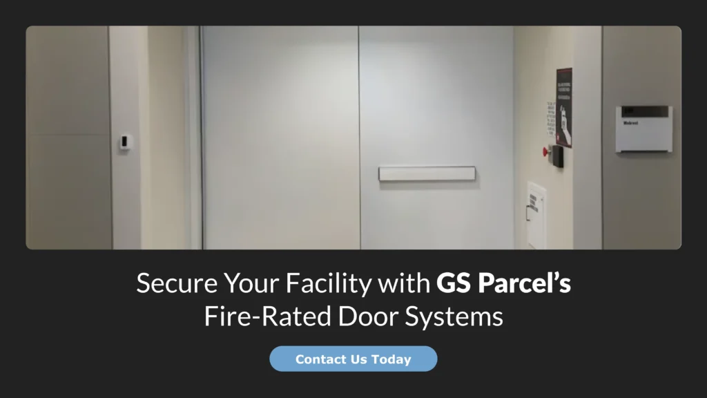 Secure Your Facility with GS Parcel’s Fire-Rated Door Systems
