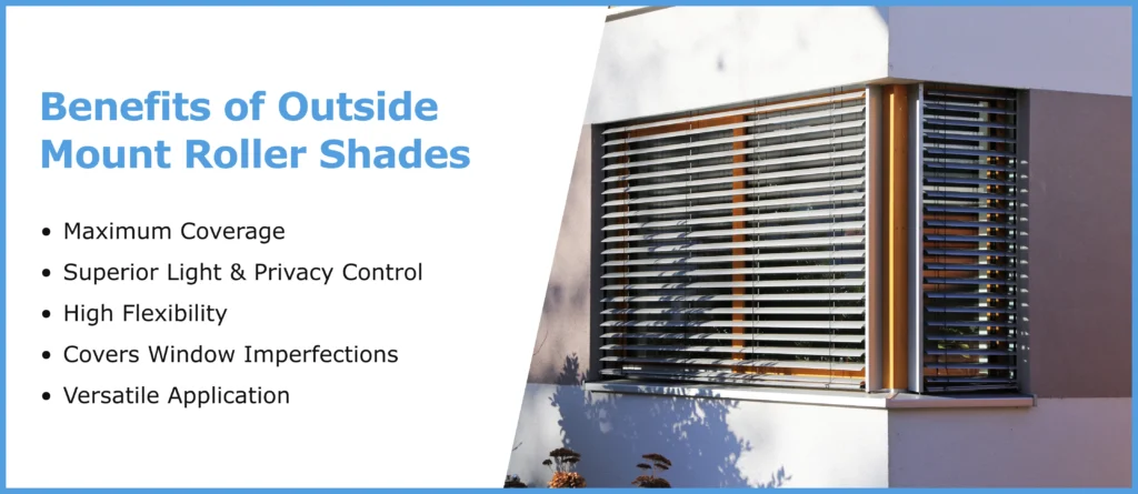 Outside Mount Roller Shades